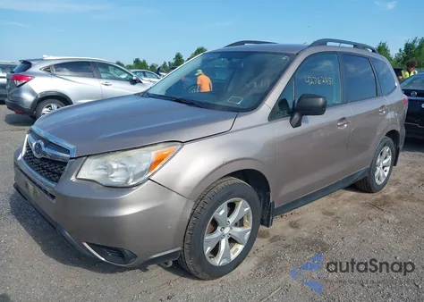2014 Subaru Forester 2.5I Premium from USA, damaged, VIN JF2SJACC4EG405795